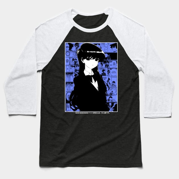 Komi-san Baseball T-Shirt by Neon Bang Bang